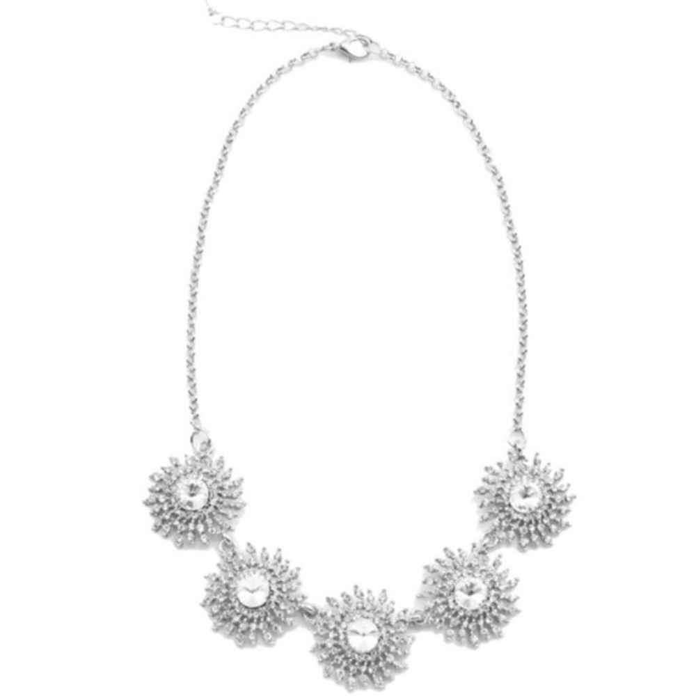 Gold/Silver Sunburst Medallion Necklace (N1055G/S)